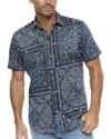 Robert Graham Tifton Short Sleeve Button Down Shirt