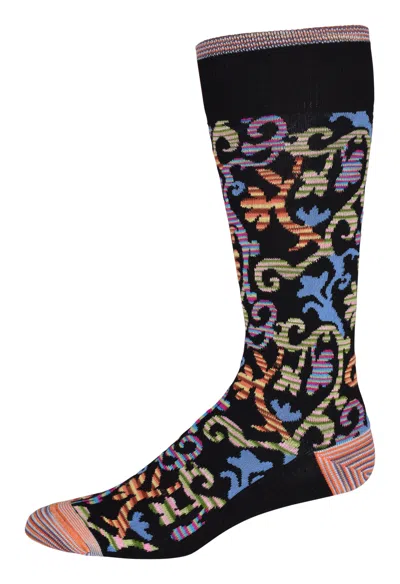 Robert Graham Tilden Socks In Black