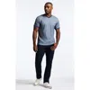 Robert Graham Holton Textured V Neck Tee In Navy