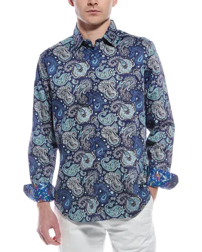 Robert Graham Titus Classic Fit Shirt In Blue