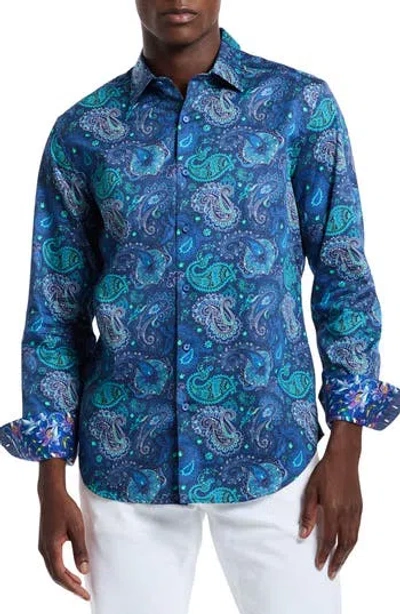 ROBERT GRAHAM ROBERT GRAHAM TITUS COTTON BUTTON-UP SHIRT