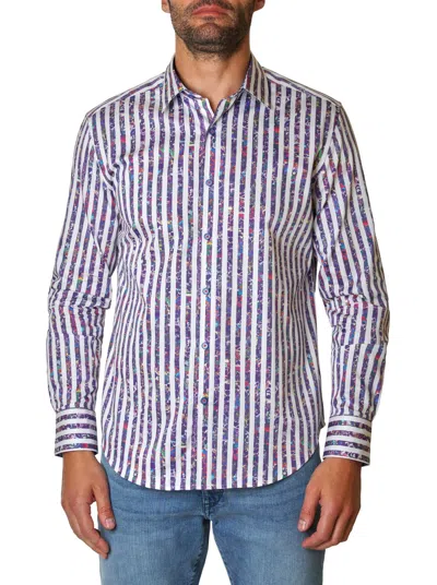 Robert Graham Tonale Long Sleeve Woven Shirt In Multi