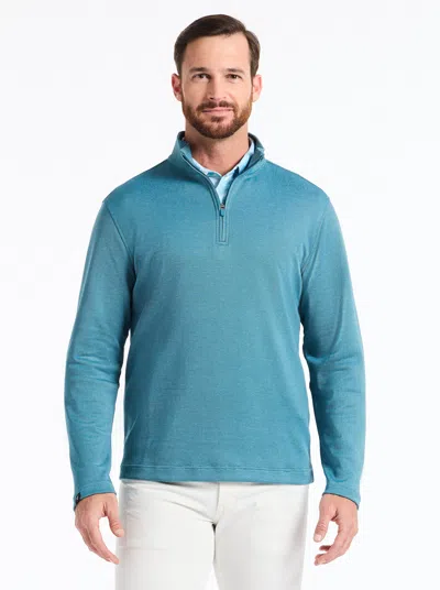 Robert Graham Troland Long Sleeve Knit Shirt In Blue