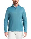 Robert Graham Troland Quarter Zip Sweater In Blue