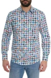 Robert Graham Turbury Long Sleeve Button Down Shirt In White Multi