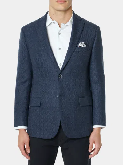 Robert Graham Twill Blazer In Blue