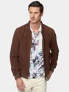 Robert Graham Tylen Suede Jacket In Brown