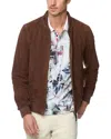 Robert Graham Tylen Suede Jacket In Brown