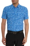 ROBERT GRAHAM ROBERT GRAHAM TYNE GEO PATTERN PERFORMANCE GOLF POLO