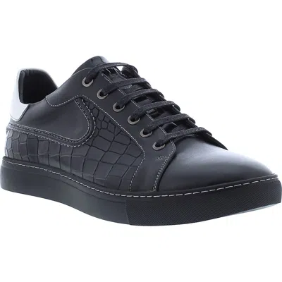 Robert Graham Uffizi Sneaker In Black