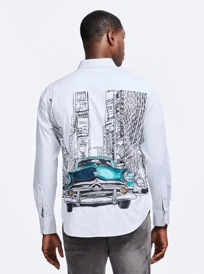 Robert Graham Urban Classics Long Sleeve Button Down Shirt In White