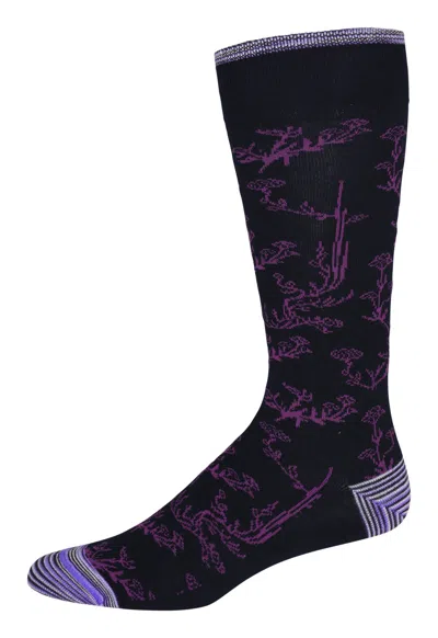Robert Graham Vakos Socks In Blue