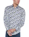 Robert Graham Cardwell Classic Fit Woven Shirt In Blue
