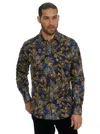 Robert Graham Valmont Long Sleeve Button Down Shirt In Blue