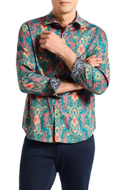 Robert Graham Valor Long Sleeve Button-up Shirt In Multi