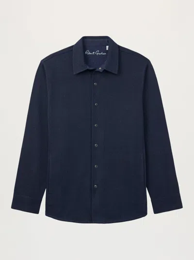 Robert Graham Varano Shirt Jacket In Blue
