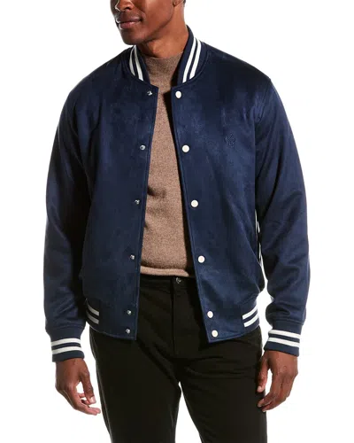 Robert Graham Varsity Jacket In Animal Print