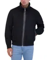 Robert Graham Vegan Suede Bomber In Black