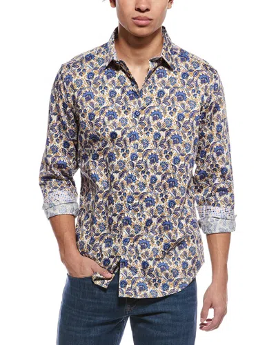 Robert Graham Verran Woven Shirt In Neutral