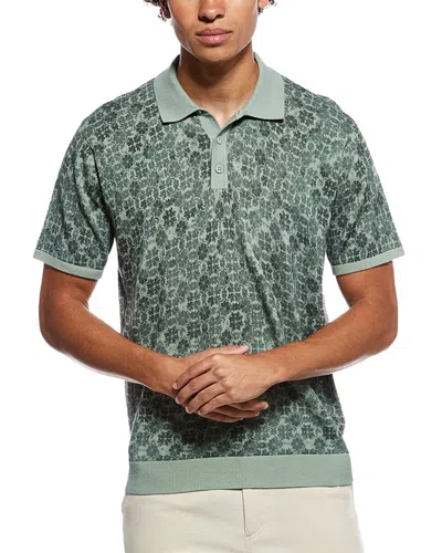 Robert Graham Vesey Polo Sweater In Transparent