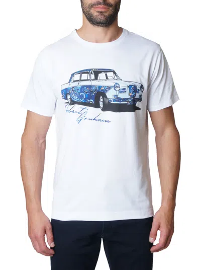 Robert Graham Vintage Ride Short Sleeve T-shirt In White