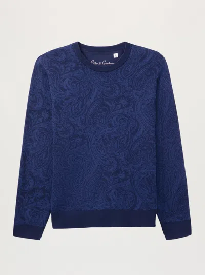 Robert Graham Vomano Long Sleeve Sweater In Navy