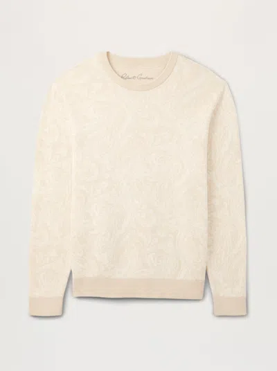 Robert Graham Vomano Long Sleeve Sweater In Offwhite