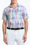 Robert Graham Wallis Geo Print Performance Polo In Multi