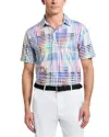 Robert Graham Wallis Geo Print Performance Polo In Multi