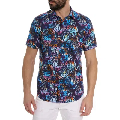 ROBERT GRAHAM ROBERT GRAHAM WALLPAPER PRINT SHORT SLEEVE SHIRT