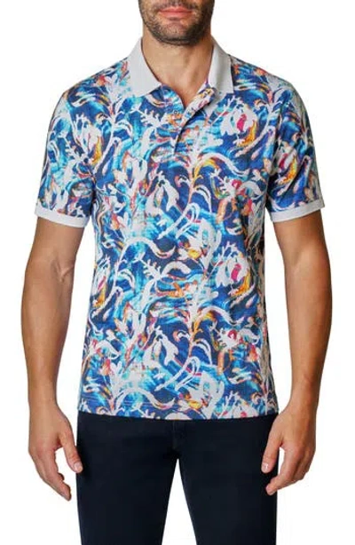 Robert Graham Warner Knit Polo In Multi