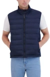 Robert Graham Water Resistant Quilted Puffer Vest In Blue