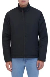 Robert Graham Water Resistant Stand Collar Insulated Jacket In Black