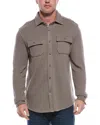 Robert Graham Wayne Knit Shirt In Gray