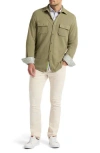 Robert Graham Wayne Long Sleeve Knit Shirt In Green