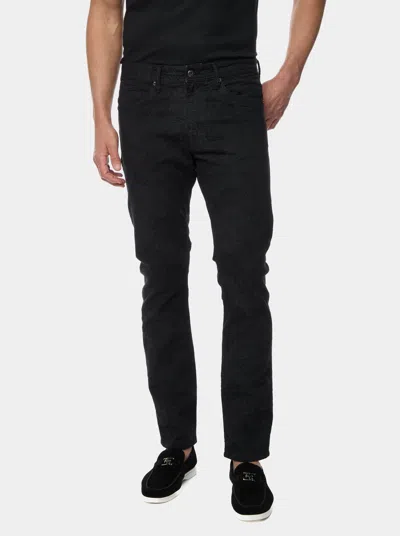 Robert Graham Wells Denim Pant In Black