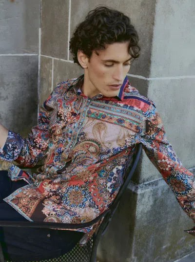 Robert Graham Wellsley Long Sleeve Button Down Shirt In Multi