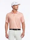 Robert Graham Wentz Short Sleeve Polo In Orange
