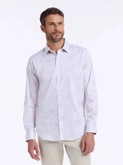 Robert Graham Werrington Long Sleeve Button Down Shirt In Pink