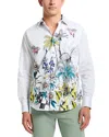Robert Graham When Pigs Fly Long Sleeve Button Down Shirt Tall In White