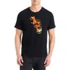 Robert Graham Whiskey On Fire Graphic T-shirt In Black