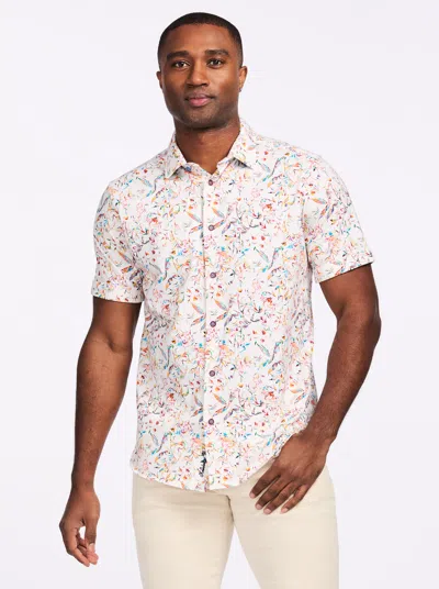 Robert Graham Wilmot Short Sleeve Button Down Shirt In Multi
