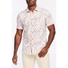 Robert Graham Wilmot Short Sleeve Cotton Button-up Shirt In White