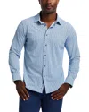 Robert Graham Wilshire Printed Long Sleeve Button Front Shirt In Blue