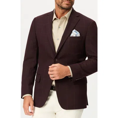 Robert Graham Windowpane Sport Coat In Brown