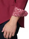 Shop Robert Graham Windsor 2 Long Sleeve Button Down Shirt In Burgundy