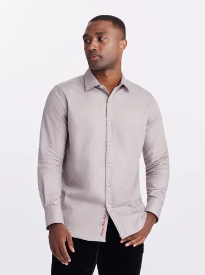 Robert Graham Windsor 2 Long Sleeve Button Down Shirt In Gray