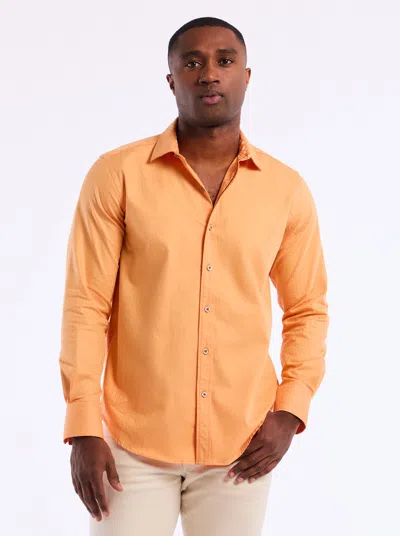 Robert Graham Windsor 2 Long Sleeve Button Down Shirt In Lt Orange