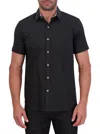 Robert Graham Windsor 2 Short Sleeve Button Down Shirt In Black