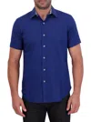 Robert Graham Windsor 2 Short Sleeve Button Down Shirt In Navy